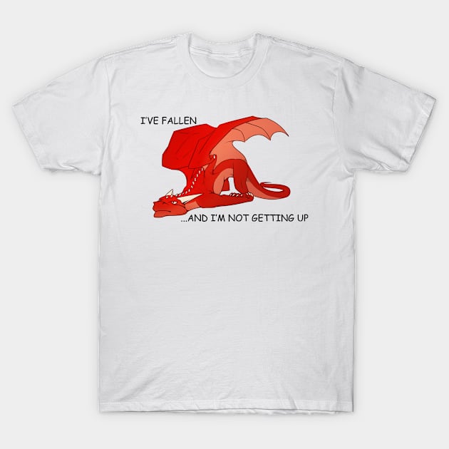 Grumpy Dragon T-Shirt by Ink_Raven_Graphics